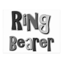 Ring Bearer Grey Post Card
