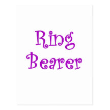 Ring Bearer Post Card