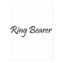 Ring Bearer Postcard