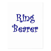 Ring Bearer Postcards