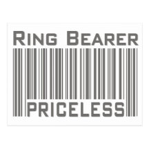 Ring Bearer Priceless Postcard