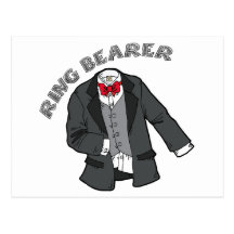 Ring Bearer T-shirts and Gifts Postcards