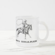 Ring Bearer Western Frosted Mugs