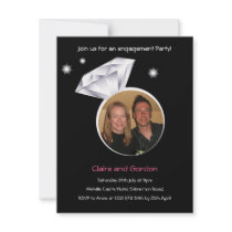 Ring Photo Engagement Party Invitation