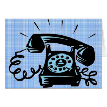 Ring Ring Greeting Card