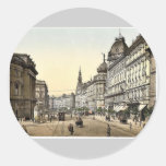 Ring Street, Budapest, Hungary, Austro-Hungary rar Stickers