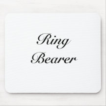 ringbearer girly mouse pad