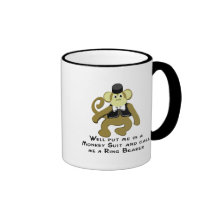 Ringbearer/ Monkey Coffee Mugs