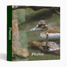 Ringed Teal Duck Binder