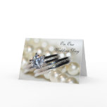 Rings and Pearls Our Wedding Day cards