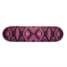 Rings and Ripples Pink Skateboards