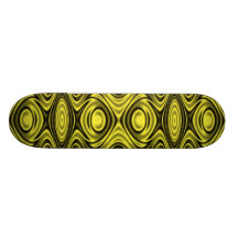Rings and Ripples Yellow Skate Boards