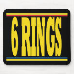 Rings Black Mousepad