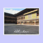 rinpung dzong courtyard postcards