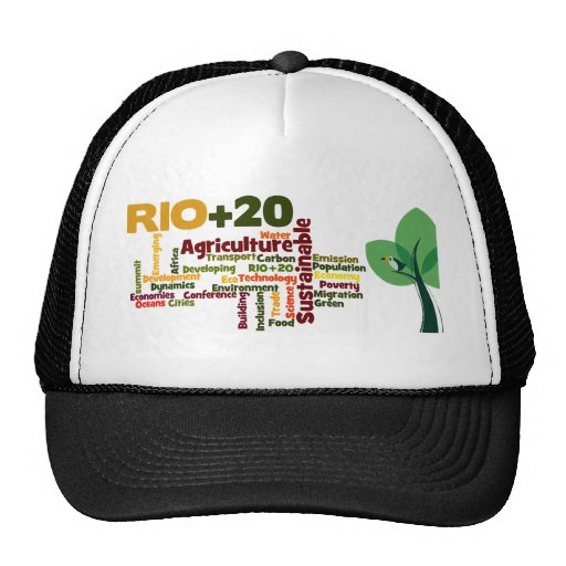 Rio +20 trucker hats