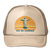 Rio - Corcovado - Jesus Christ the Redeemer Mesh Hat