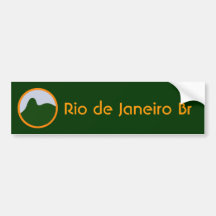 rio de janeiro br bumper sticker
