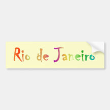 Rio de Janeiro Bumper Stickers
