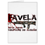 Rio de Janeiro Favela (Slum/Shanty Town) Greeting Cards