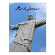 rio redeemer postcard