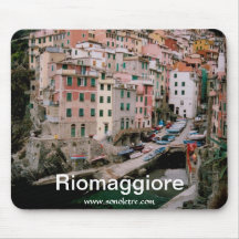 Riomaggiore Panoramic View Mousepad