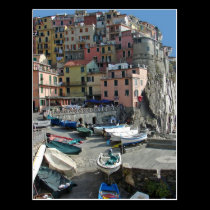 Riomaggiore Village Italy postcards