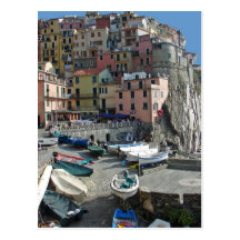 Riomaggiore Village Italy Post Card
