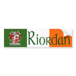 Riordan Coat of Arms Bumper Sticker bumper stickers