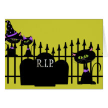 RIP Halloween Greeting Card