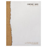 Ripped Paper And Cardboard letterhead