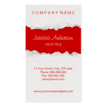 Ripped Paper business card