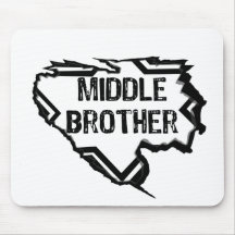 Ripped Star -Super Middle Brother Mousepad