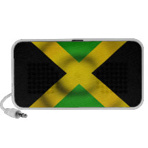 Rippled Jamaica Flag Doodle Speaker