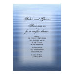 Rippled Water Couples Wedding Shower Invitation