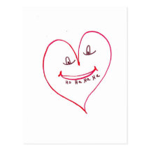 RIRE ET COEUR.jpg Carte Postale