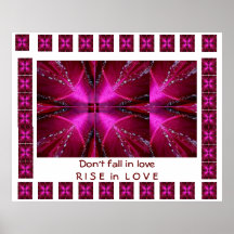 RISE in Love - Don't FALL in love Poster