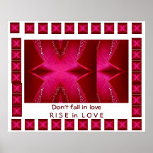 RISE in Love - Don't FALL in love Poster