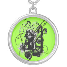 Rising Fist Urban Necklace