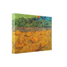 Rising Moon by Vincent van Gogh Canvas Prints