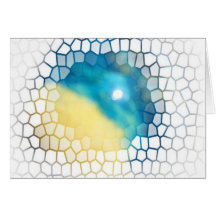 Rising Star Abstract CricketDiane Art & Design Card