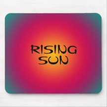 Rising Sun colour harmony Mousepads