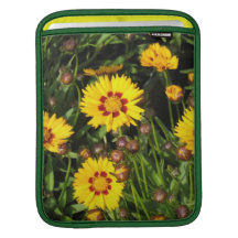 Rising Sun Coreopsis Flowers iPad Sleeve