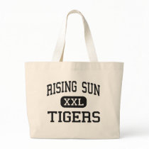 Rising Sun - Tigers - High - North East Maryland Canvas Bags