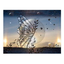 Rising to the Stars Butterfly! Post Card