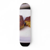 Risotto Cakes On Plate Skate Boards