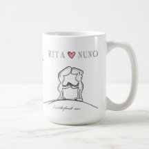 RITA heart NUNO Mugs