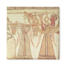 Ritual scene of worship magnets