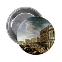 Riva Degli Schiavoni Verso La Salute By Carlevarij Buttons