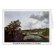 Rive par Jacob Isaackszoon Van Ruisdael cartes