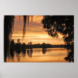 River at Sunset Nature Poster